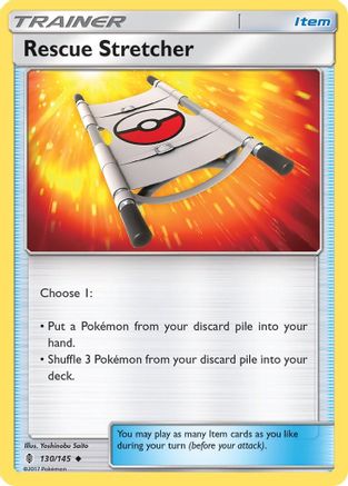 Rescue Stretcher (130/145) - SM Guardians Rising Reverse Holofoil - Uncommon