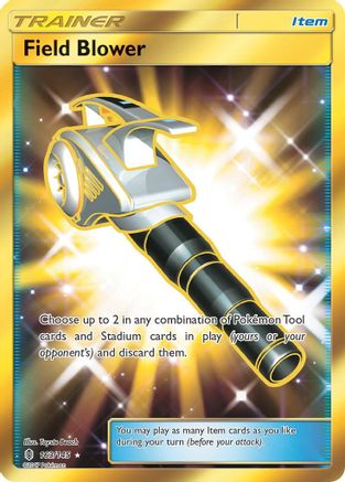 Field Blower (Secret) 163 - SM Guardians Rising Holofoil - Secret Rare