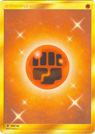 Fighting Energy (Secret) 169/145 - SM Guardians Rising Holofoil - Secret Rare