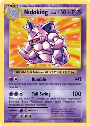 Nidoking 045/108 - Deck Exclusives Normal - Rare