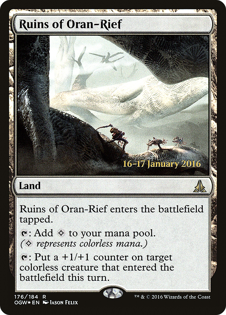Ruins of Oran-Rief (PRE-176S) - Oath of the Gatewatch Promos (Prerelease) Foil
