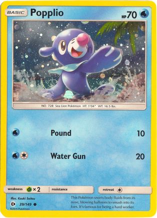 Popplio 039/149 - Miscellaneous Cards & Products Holofoil - Promo