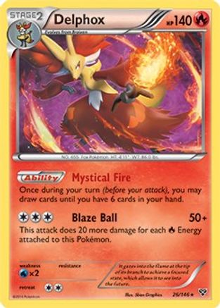 Delphox 026/146 - Deck Exclusives Normal - Rare