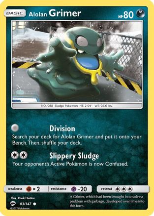 Alolan Grimer (83/147) - SM Burning Shadows - Common