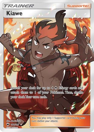 Kiawe (Full Art) (144/147) - SM Burning Shadows Holofoil - Ultra Rare