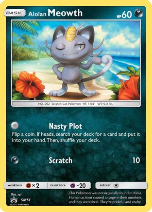 Alolan Meowth (SM51/248) - SM Promos Holofoil - Promo