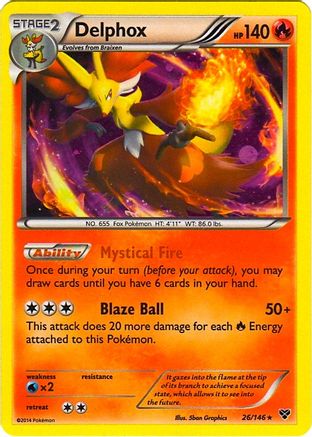 Delphox 026/146 - Blister Exclusives Holofoil - Promo