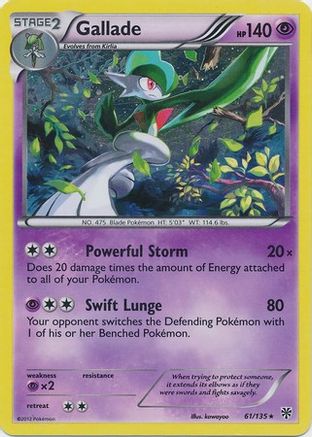 Gallade 061/135 - Blister Exclusives Holofoil - Promo