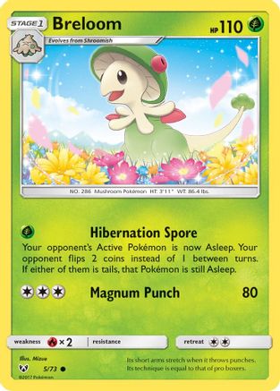 Breloom (5/73) - Shining Legends - Common