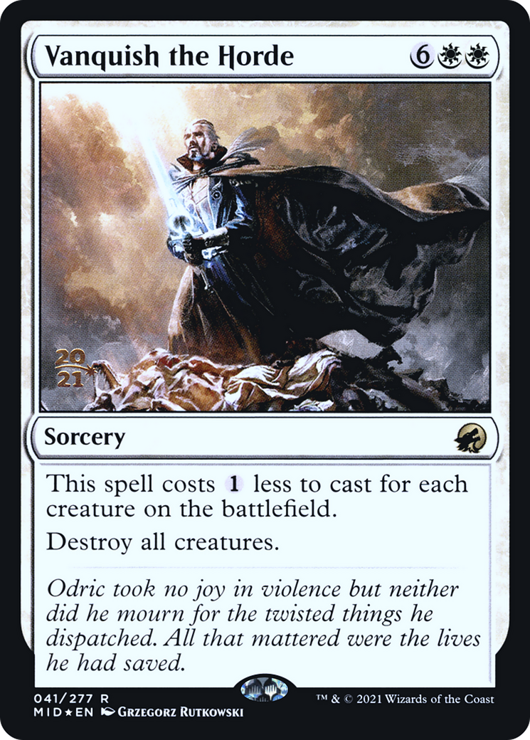 Vanquish the Horde (PRE-41S) - Innistrad: Midnight Hunt Promos (Prerelease) Foil