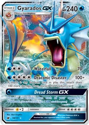 Gyarados GX (18/111) - SM Crimson Invasion Holofoil - Ultra Rare
