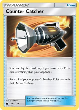 Counter Catcher (91/111) - SM Crimson Invasion Reverse Holofoil - Uncommon