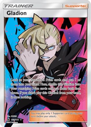 Gladion (Full Art) 109/111 - SM Crimson Invasion Holofoil - Ultra Rare