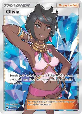 Olivia (Full Art) (111/111) - SM Crimson Invasion Holofoil - Ultra Rare