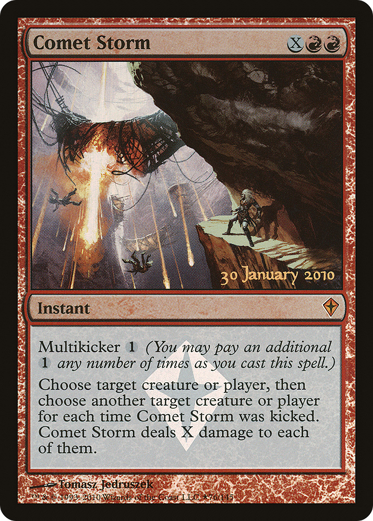 Comet Storm (PRE-76★) - Worldwake Promos (Prerelease) Foil
