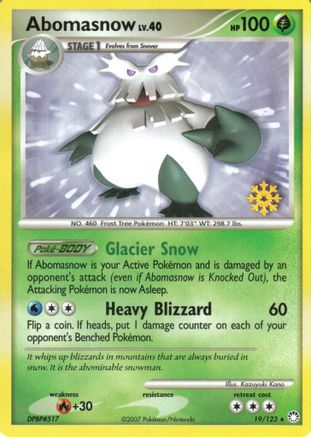 Abomasnow - 19/123 - Countdown Calendar Promos Normal - Promo