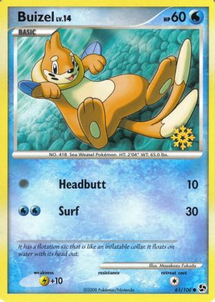 Buizel - 61/106 - Countdown Calendar Promos Normal - Promo