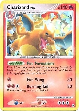 Charizard 001/099 - Miscellaneous Cards & Products Holofoil - Promo