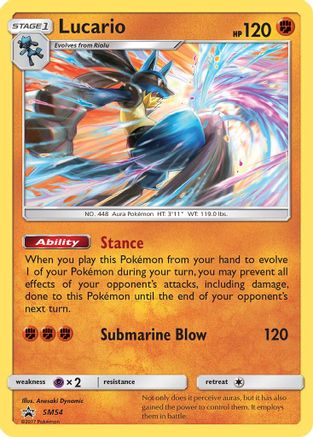 Lucario (SM54/248) - SM Promos Holofoil - Promo
