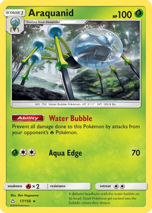 Araquanid (17/156) - SM Ultra Prism - Rare