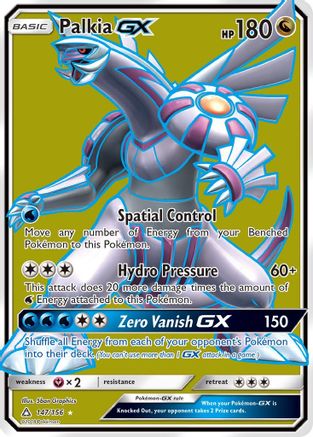 Palkia GX (Full Art) (147/156) - SM Ultra Prism Holofoil - Ultra Rare