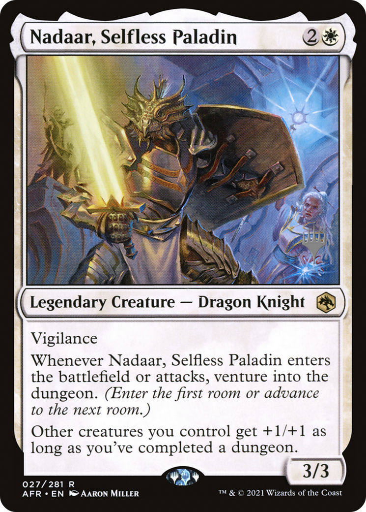 Nadaar, Selfless Paladin (PPAFR-027) - Adventures in the Forgotten Realms Promos Foil (Promo Pack)