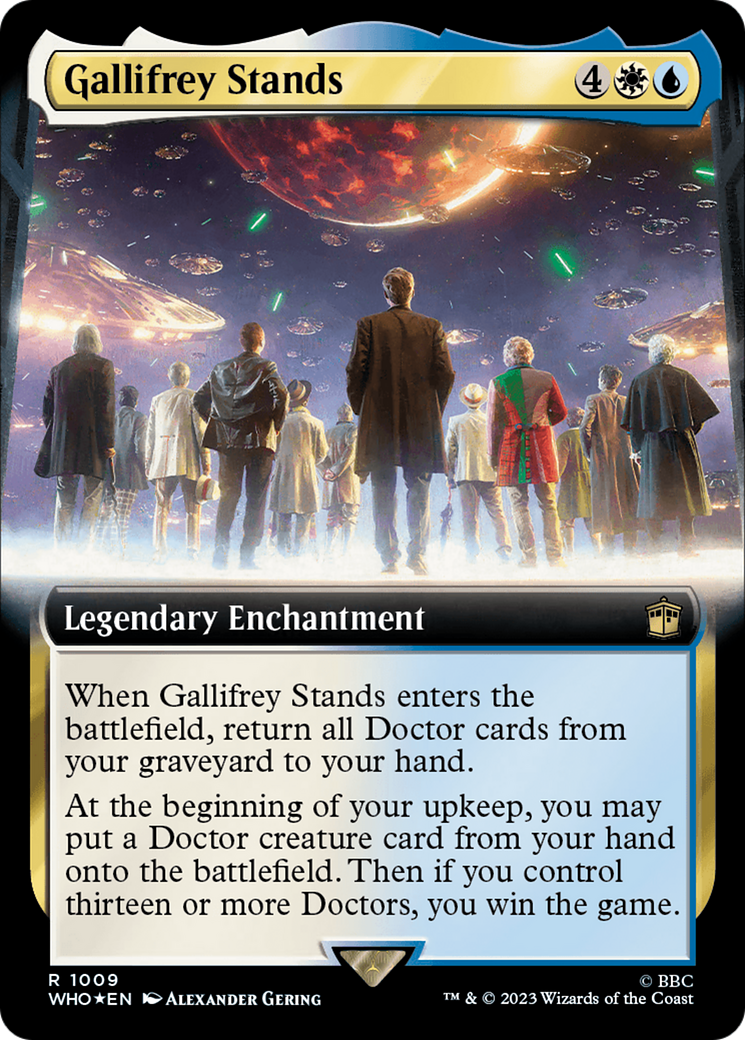 Gallifrey Stands (WHO-1009) - Doctor Who: (Extended Art) Foil