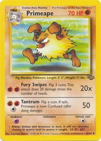 Primeape (43/64) - Jungle Unlimited - Uncommon