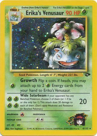 Erika's Venusaur 004/132 - Gym Challenge Unlimited Holofoil - Holo Rare