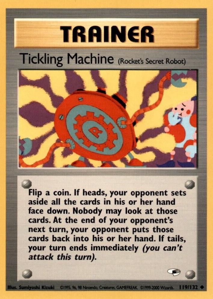 Tickling Machine 119/132 - Gym Heroes Unlimited - Uncommon
