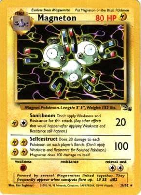 Magneton 026/062 - Fossil Unlimited - Rare