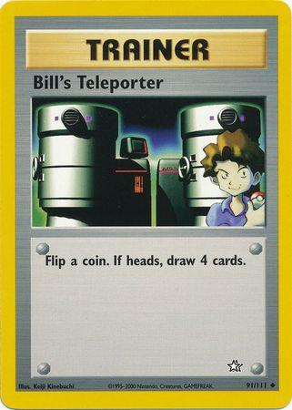 Bill's Teleporter 091/111 - Neo Genesis Unlimited - Uncommon