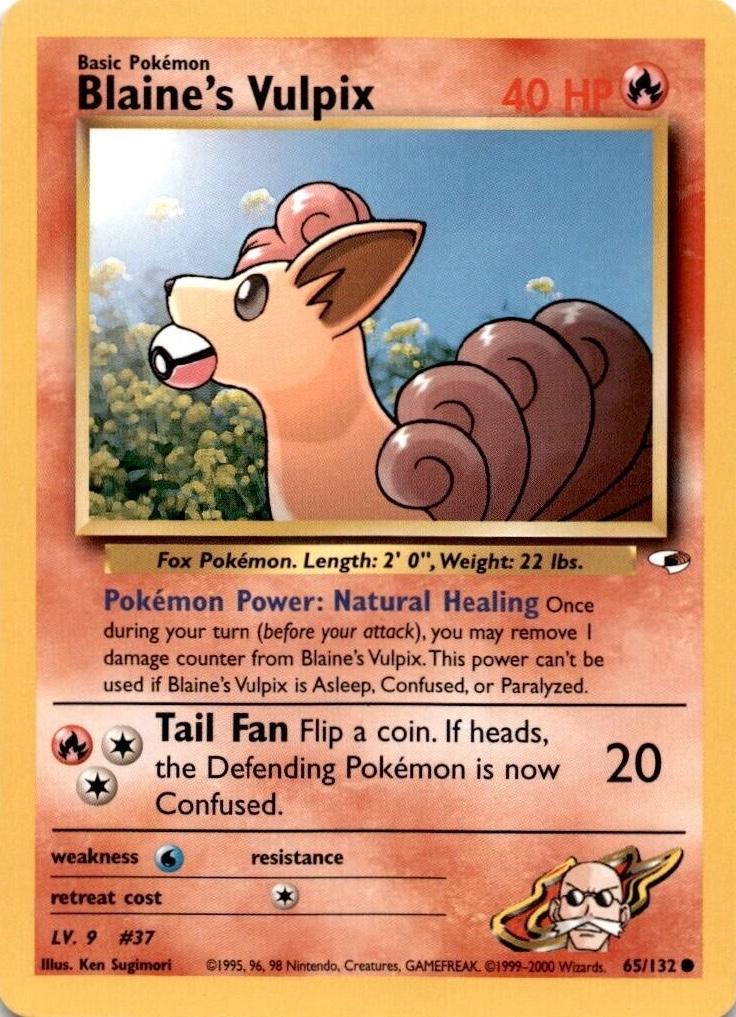 Blaine's Vulpix 065/132 - Gym Heroes Unlimited - Common