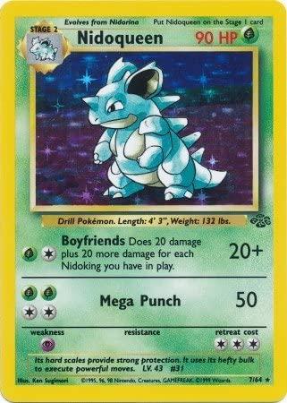 Nidoqueen 007/064 - Jungle Unlimited Holofoil - Holo Rare