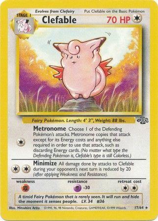 Clefable 017/064 - Jungle Unlimited - Rare