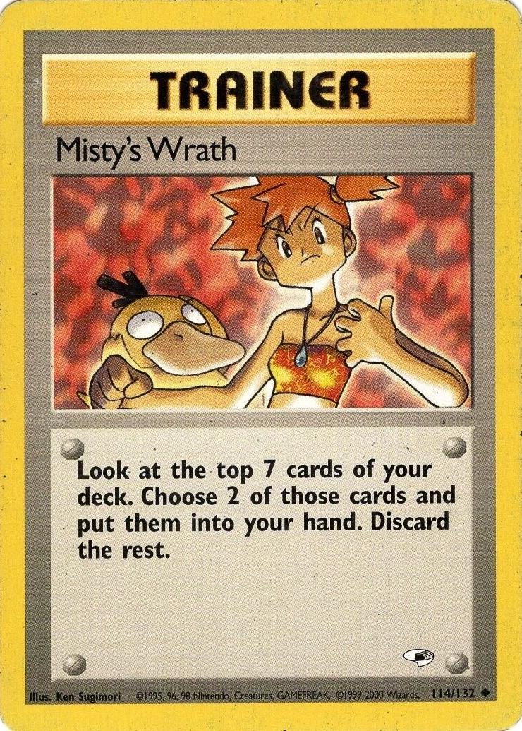 Misty's Wrath 114/132 - Gym Heroes Unlimited - Uncommon