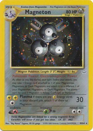 Magneton 010/064 - Neo Revelation Unlimited Holofoil - Holo Rare