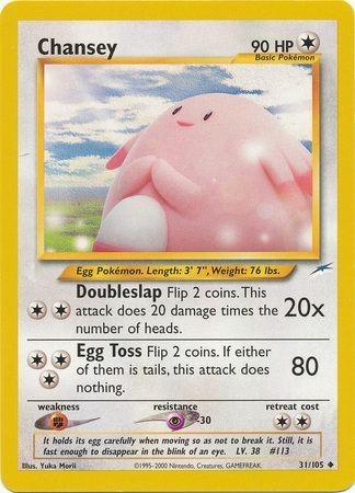 Chansey 031/105 - Neo Destiny Unlimited - Uncommon