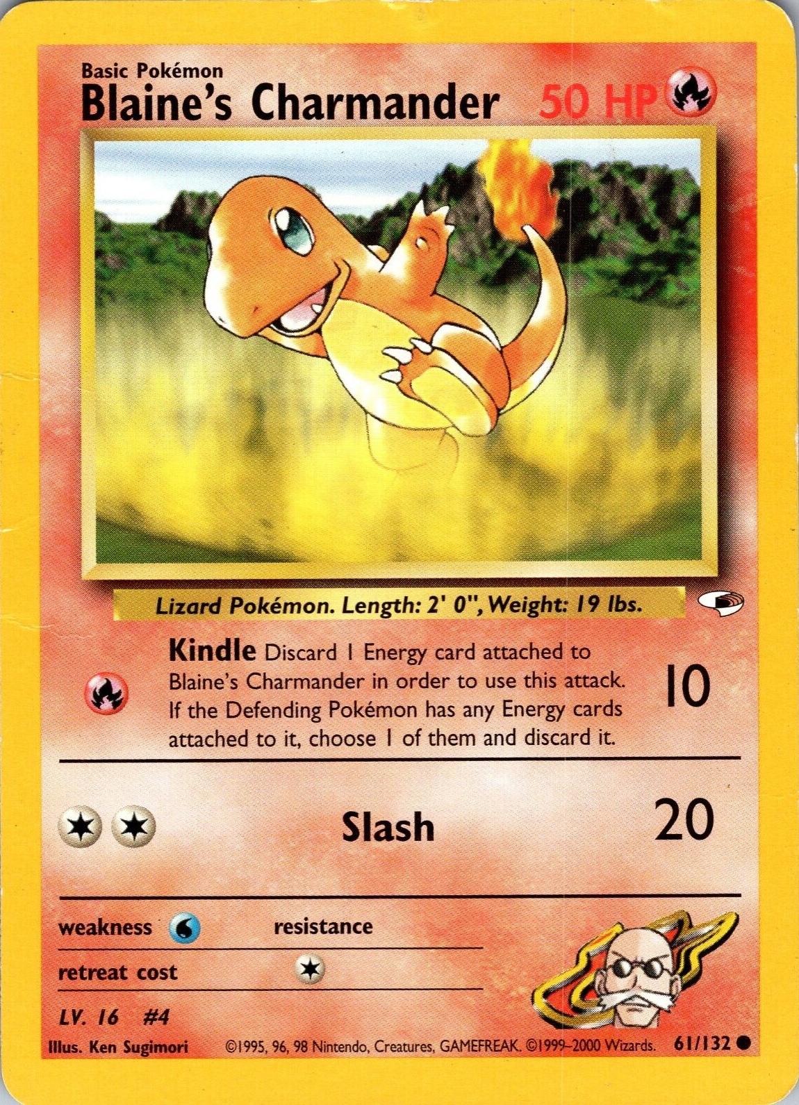 Blaine's Charmander 061/132 - Gym Heroes Unlimited - Common