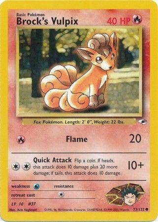 Brock's Vulpix 073/132 - Gym Heroes Unlimited - Common