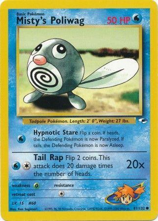 Misty's Poliwag 087/132 - Gym Heroes Unlimited - Common