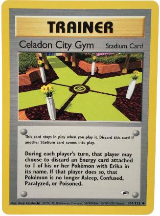 Celadon City Gym 107/132 - Gym Heroes Unlimited - Uncommon