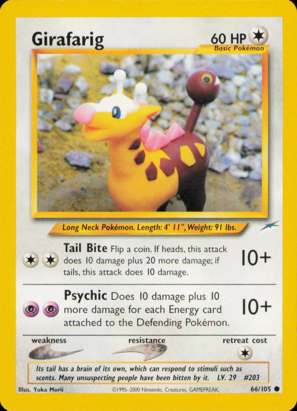 Girafarig 066/105 - Neo Destiny Unlimited - Common