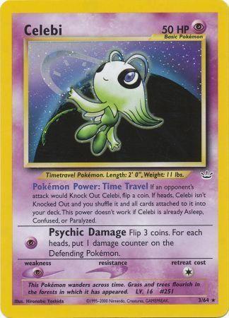 Celebi 003/064 - Neo Revelation Unlimited Holofoil - Holo Rare