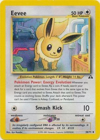 Eevee 038/075 - Neo Discovery Unlimited - Uncommon
