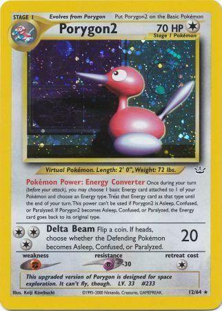 Porygon2 012/064 - Neo Revelation Unlimited Holofoil - Holo Rare