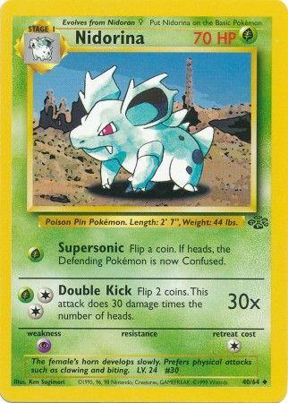 Nidorina 040/064 - Jungle Unlimited - Uncommon