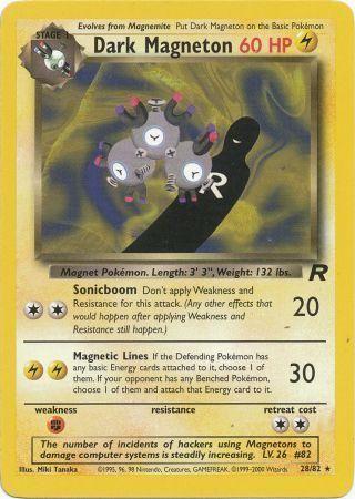 Dark Magneton 028/082 - Team Rocket Unlimited - Rare