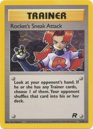 Rocket's Sneak Attack 072/082 - Team Rocket Unlimited - Rare