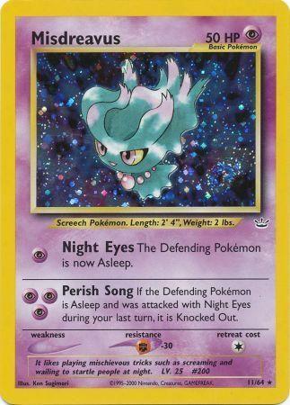 Misdreavus 011/064 - Neo Revelation Unlimited Holofoil - Holo Rare